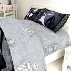 jack skellington crib bedding