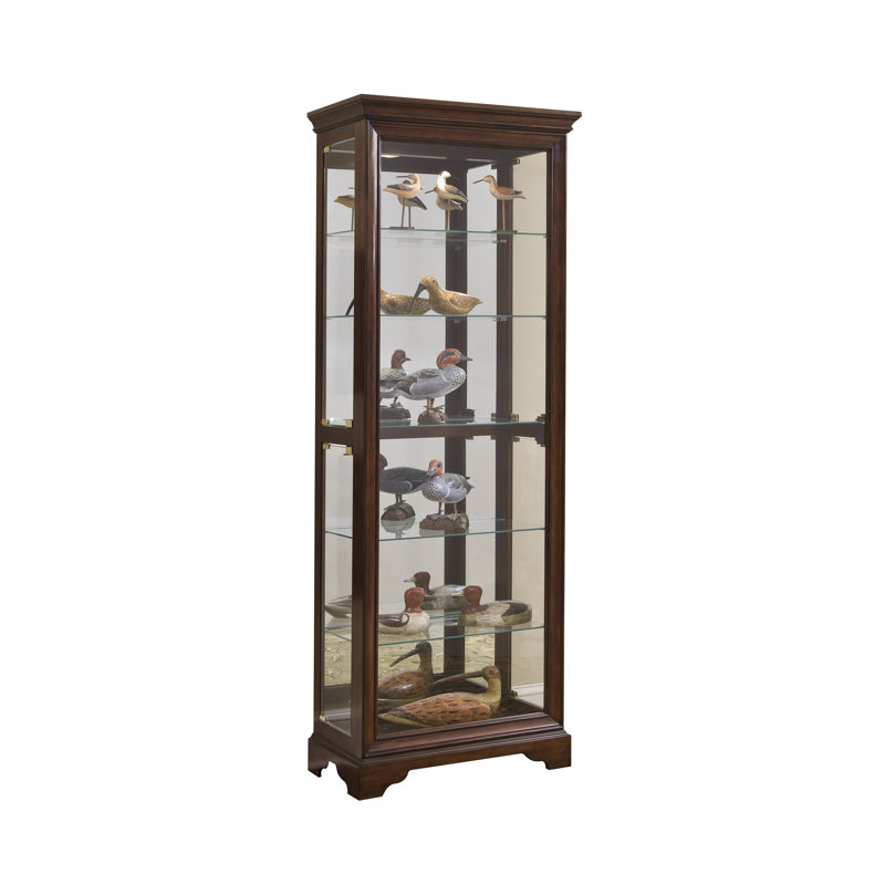 Charbonneau Lighted Curio Cabinet Reviews Joss Main