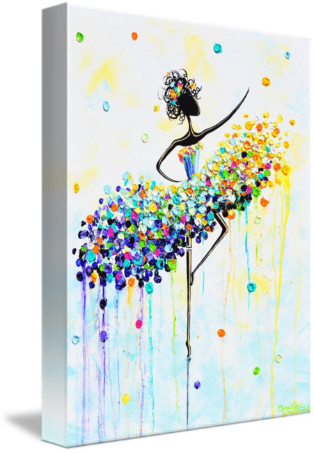 Latitude Run The Dancer S Joy Acrylic Painting Print On Wrapped