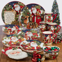 Santa Dinnerware Wayfair
