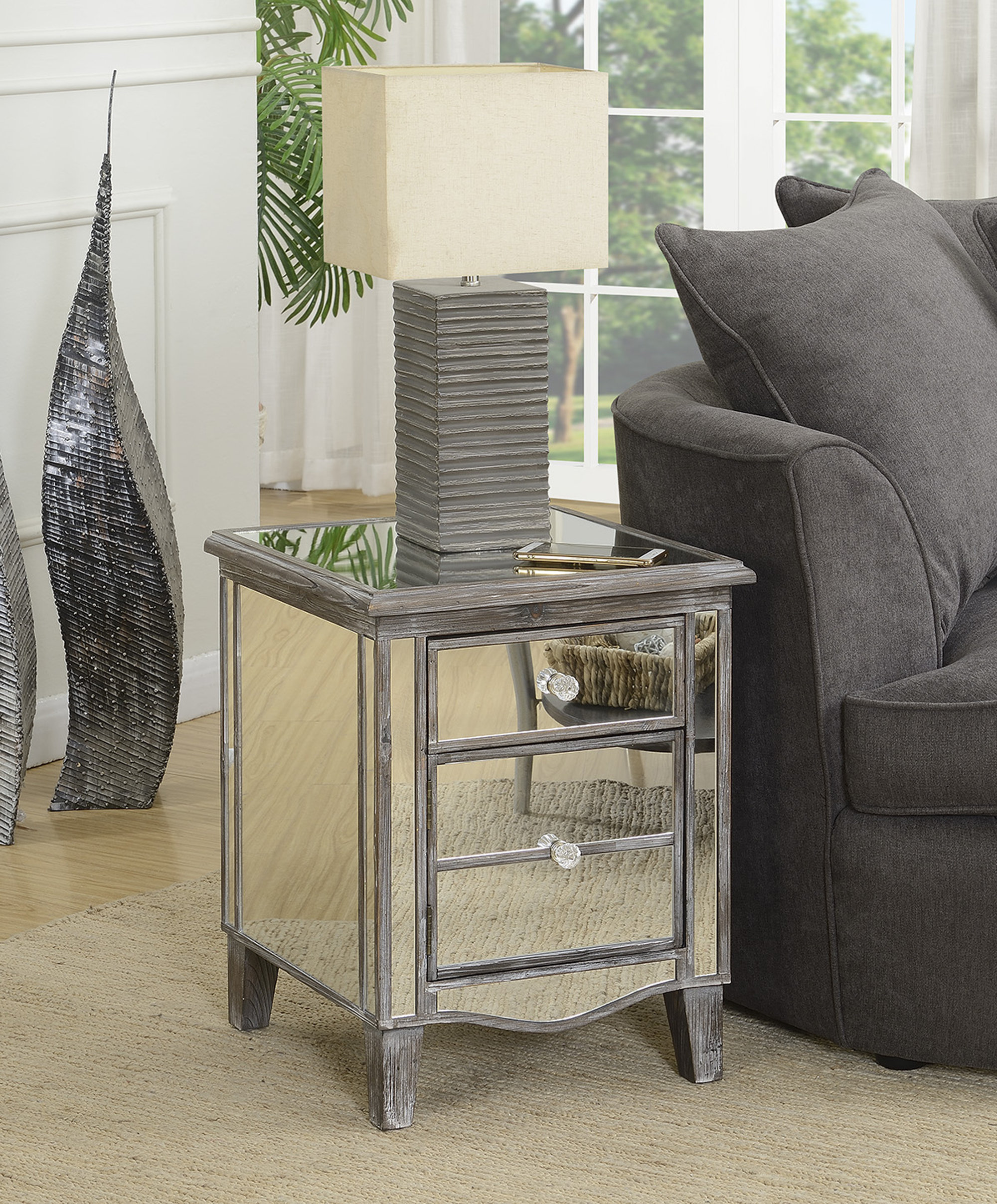 Willa Arlo Interiors Moya End Table With Storage Reviews Wayfair