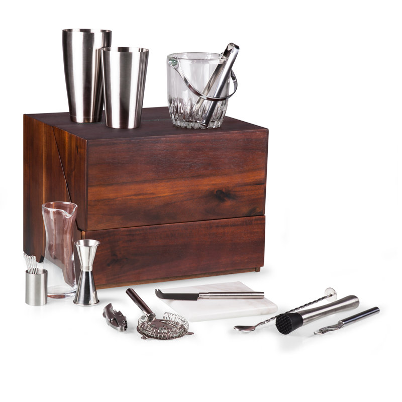 Millwood Pines Winona Madison 20 Piece Bar Table Top Set Reviews