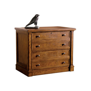 Shultz 4-Drawer Lateral Filing Cabinet by Loon Peak