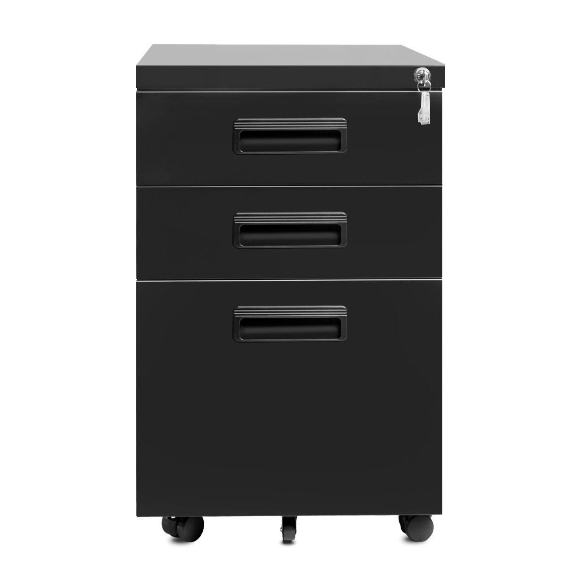 Inbox Zero Metal 3 Drawer Mobile Vertical Filing Cabinet Wayfair