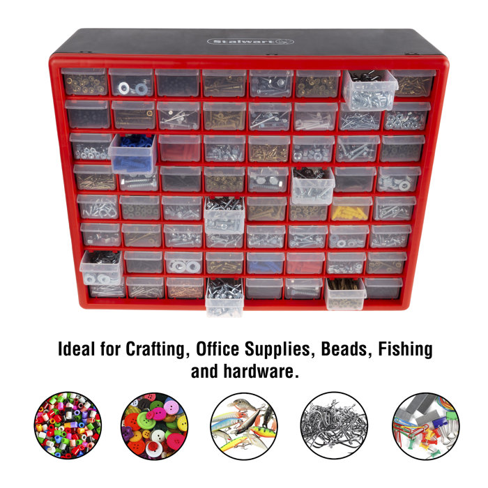 Stalwart 64 Drawer Storage Chest Wayfair Ca
