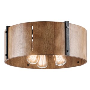 Hyndman 3-Light Flush Mount