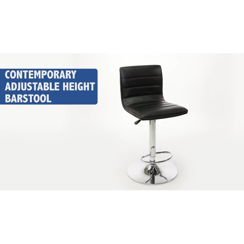 ben swivel adjustable height bar stool