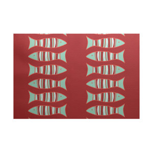 Grand Ridge Coral Indoor/Outdoor Area Rug
