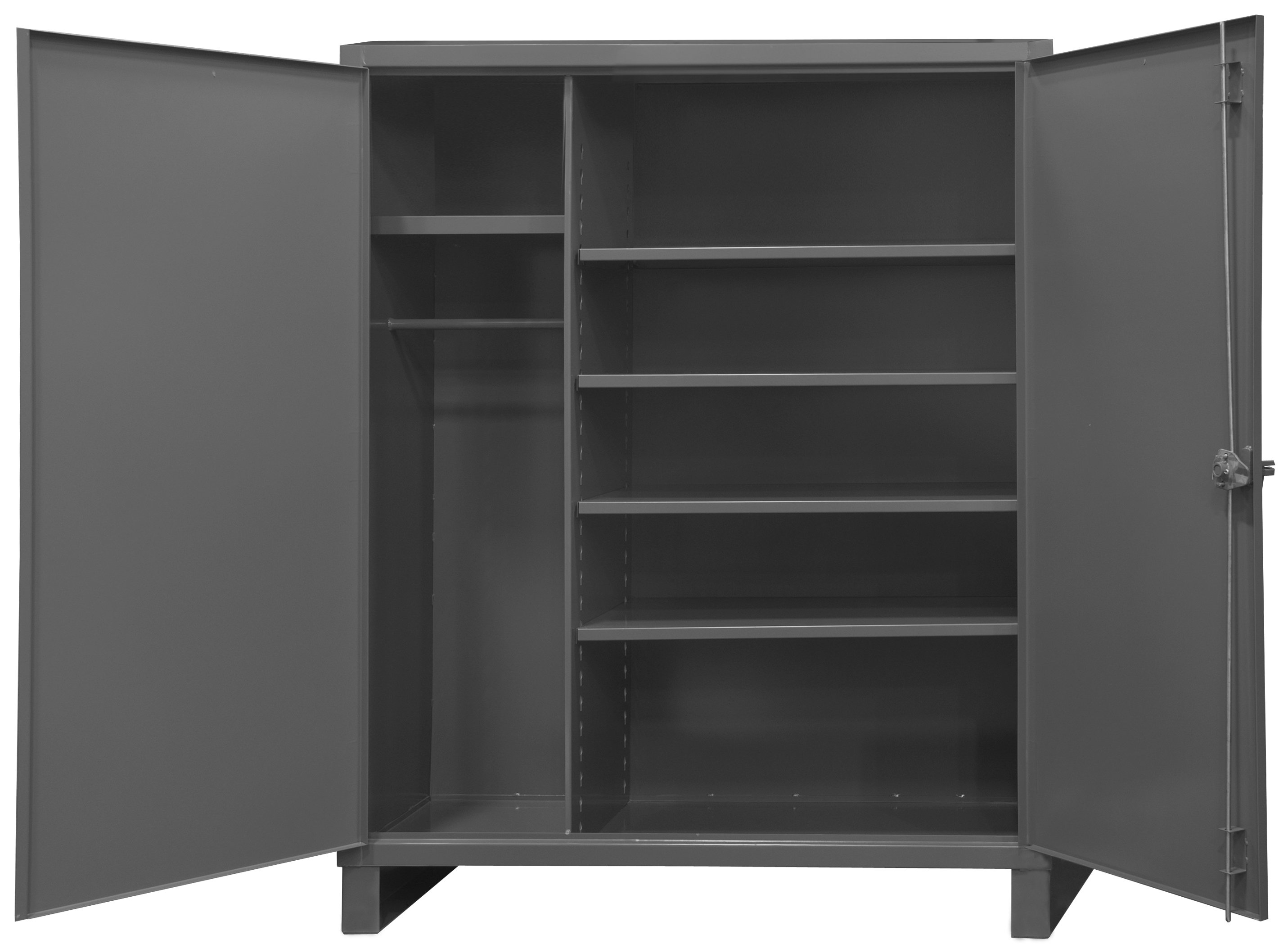 Durham Manufacturing 78" H x 36" W x 24" D Extra Heavy Duty Welded 12 Gauge Steel Wardrobe