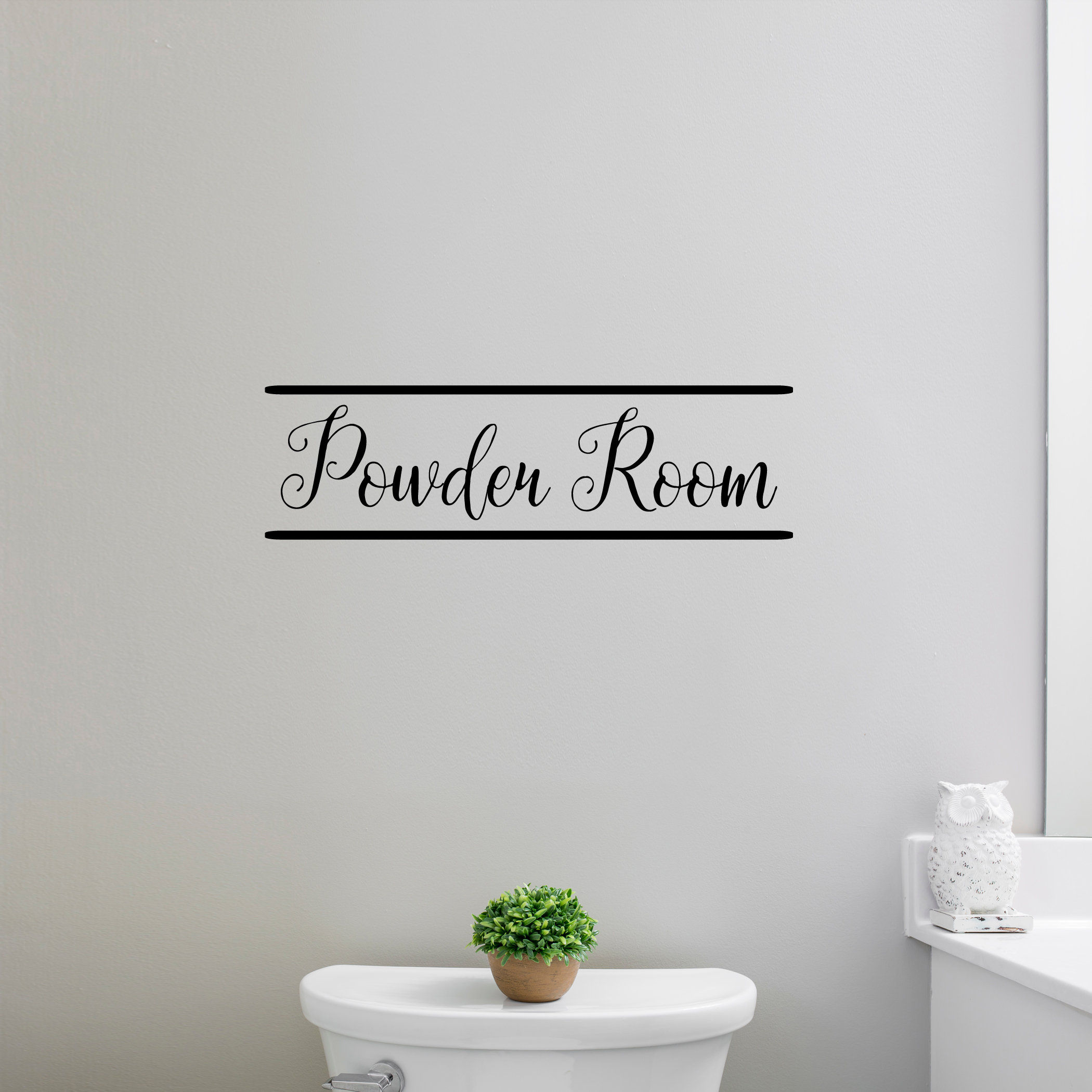 Trinx Powder Room Wall Decal Wayfair