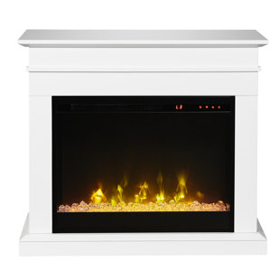 Find The Perfect 30 45 Inches Fireplace Mantel Package Electric