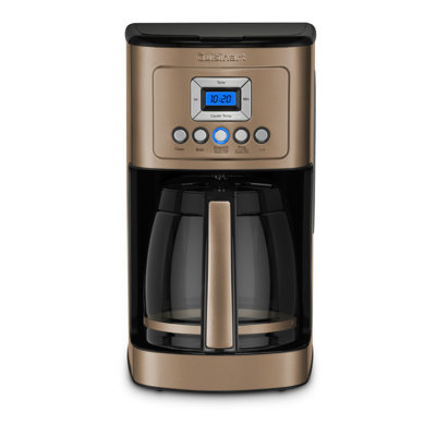 Cuisinart 14-Cup Programmable Coffeemaker with Glass Carafe, Fully Automatic for Brew Strength Control & 1-4 Cup Setting