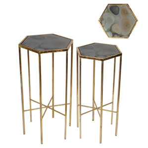 Lona 2 Piece End Table Set by Everly Quinn