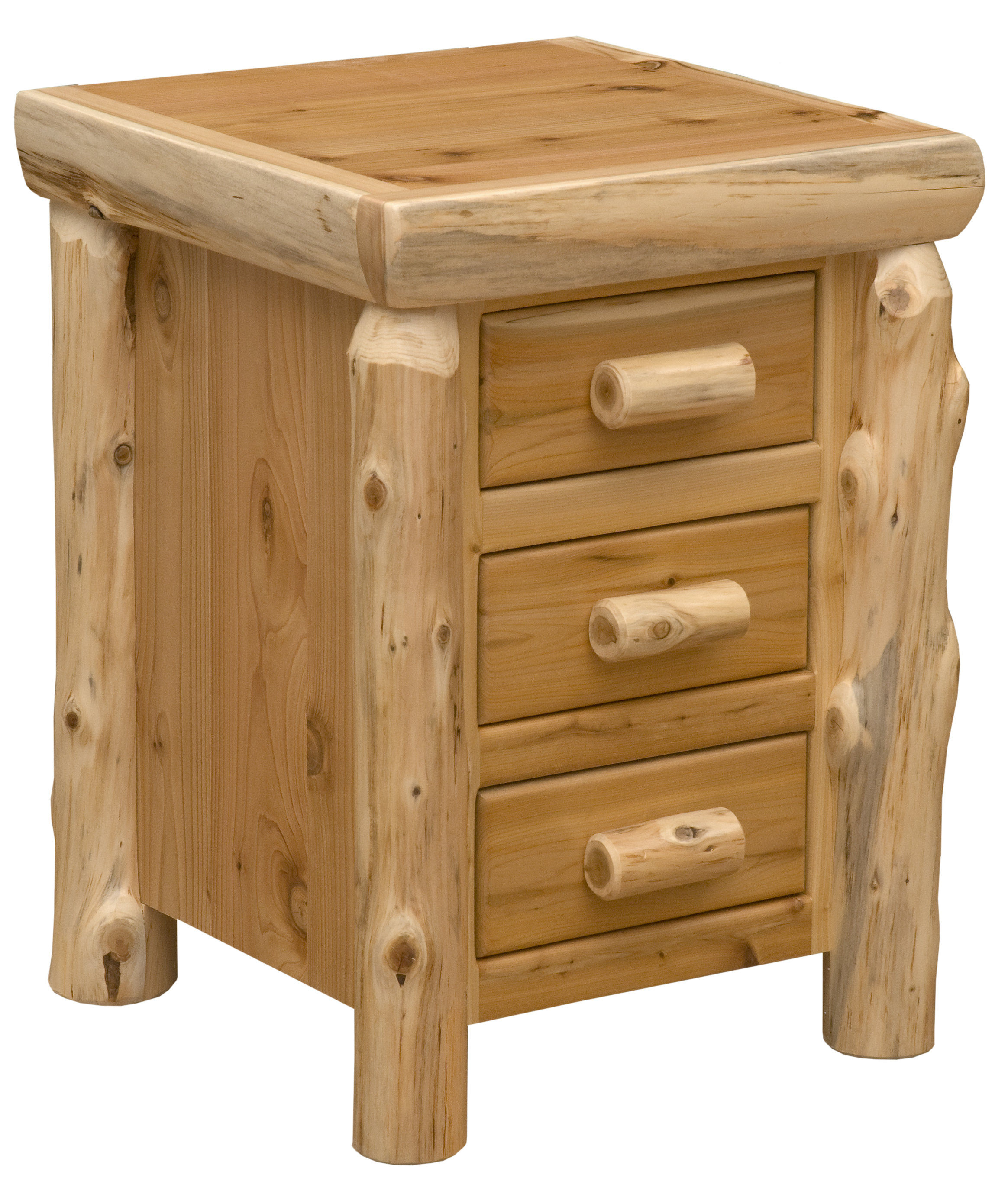 Fireside Lodge Cedar Solid + Manufactured Wood Nightstand | Wayfair