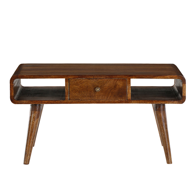 George Oliver Solid Wood Coffee Table With Storage Reviews