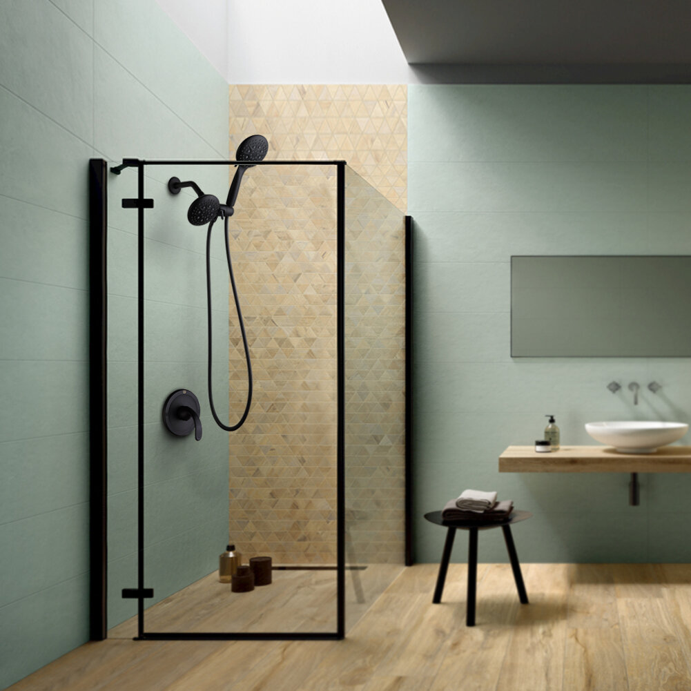 High-pressure handheld bathroom shower head 5 function design shower head 