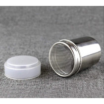 lansi2016 Powder Sugar Shaker With Lid - Stainless Steel Fine ...