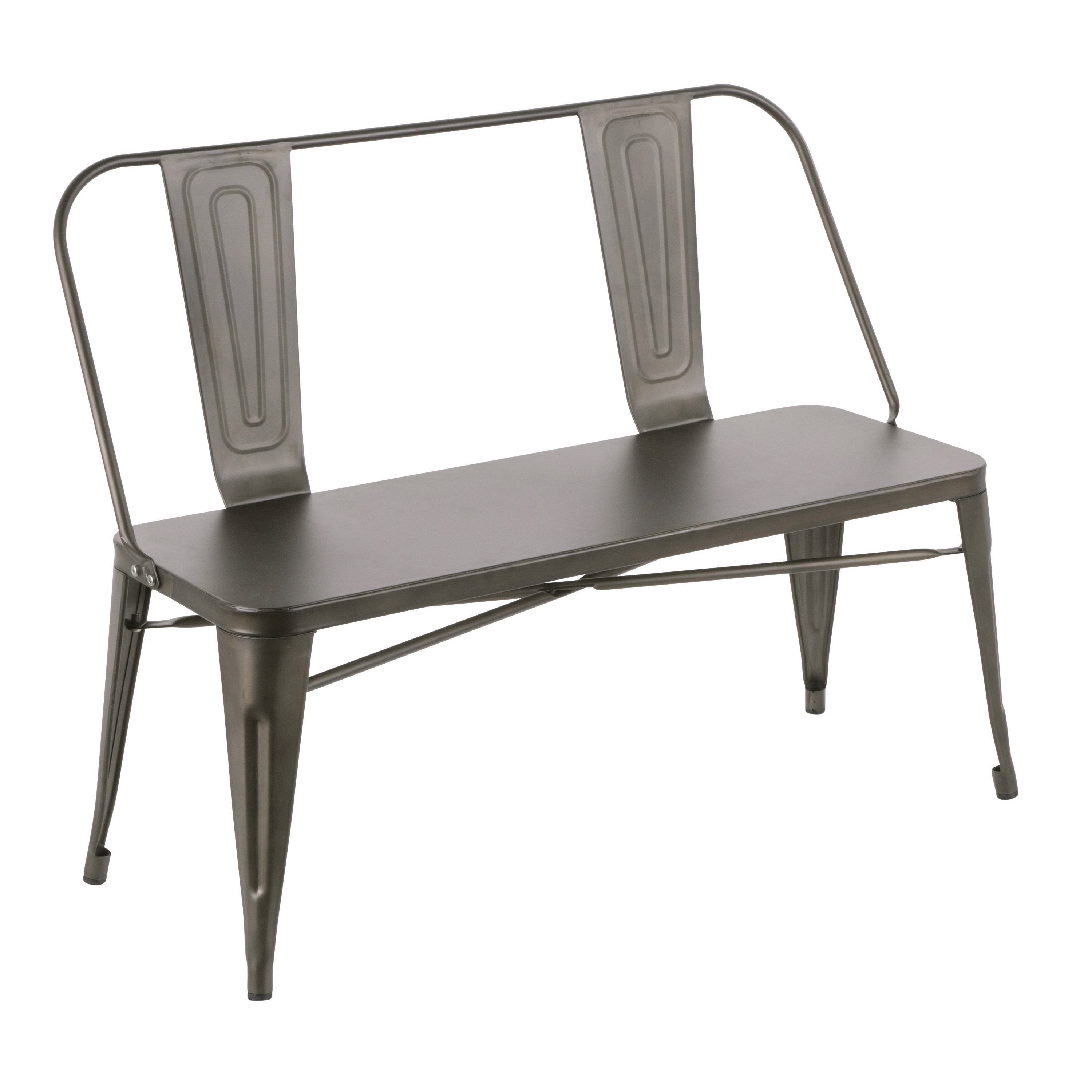Borough Wharf Creekwood Metal Bench Reviews Wayfair Co Uk