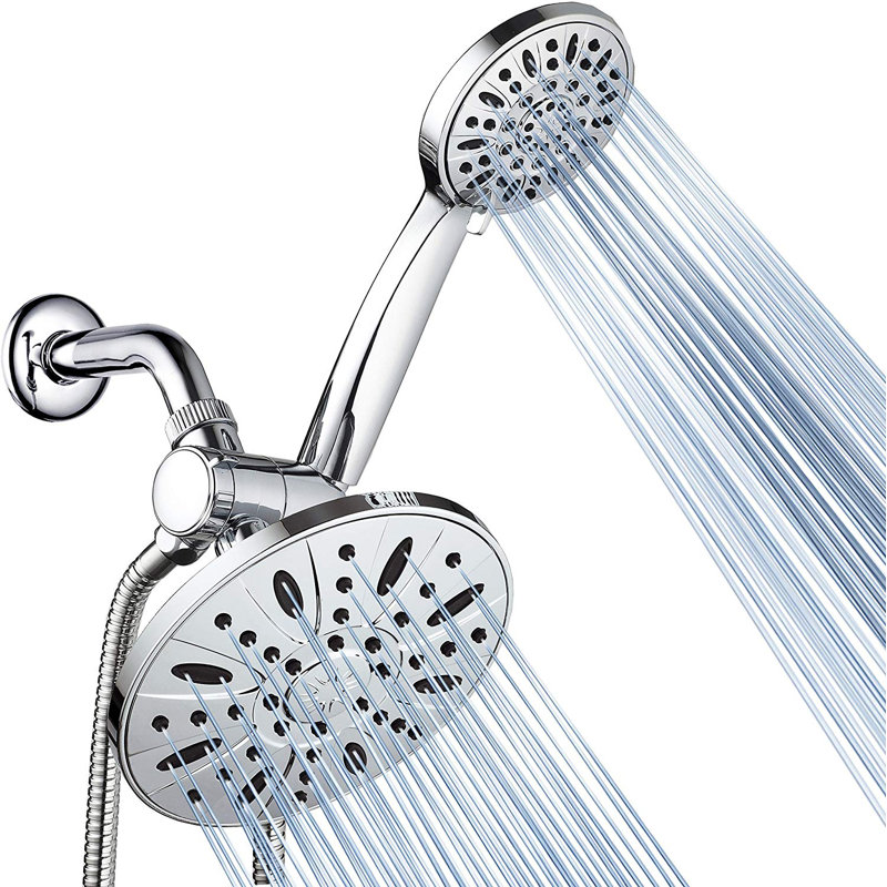 Aqde High Pressure Multi Function Dual Shower Head Reviews Wayfair