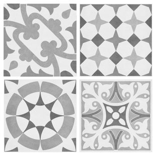 Bathroom Wall Tiles Wayfair Co Uk 12 Piece Parian Decors Multi Use 14 2 X 2cm Porcelain Patterned Tile In Matte Grey