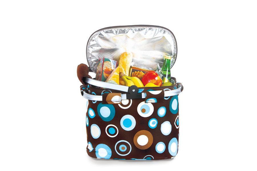 Picnic Plus By Spectrum Shelby Collapsible Thermal Foil Insulated Market Tote Picnic Cooler Wayfair