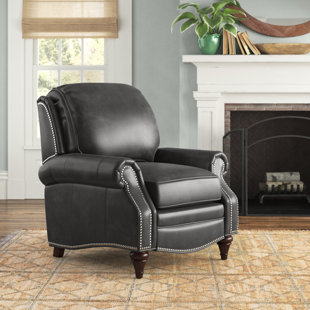 bipasha genuine leather manual recliner