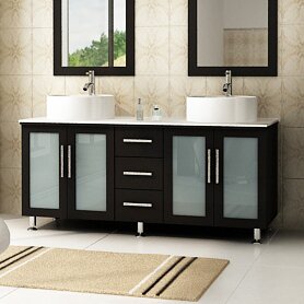 Swearingen 58 Double Bathroom Vanity