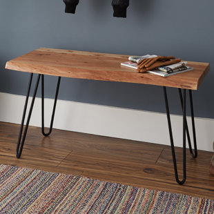 Go to store & view more images Union Rustic Tindle Wood Bench