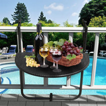 Balcony Railing Table Wayfair