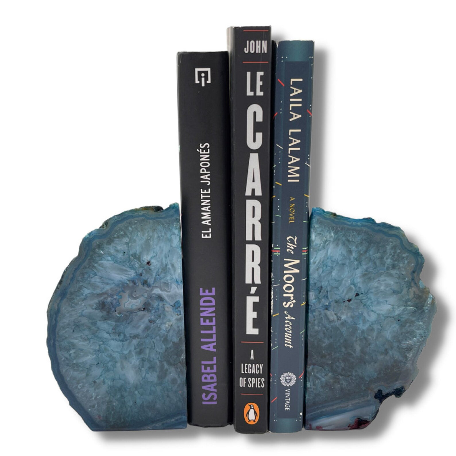 Dakota Fields Natural Agate Home Decor Brazilian Stone Bookends Wayfair