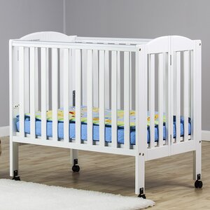 Dream On Me 2 In 1 Portable Folding Convertible Mini Crib Wayfair