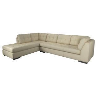 Ohio Leather Sectional by Westland and Birch