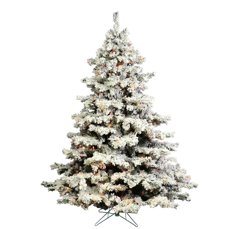 Alandis Flocked Alaskan Artificial Christmas Tree