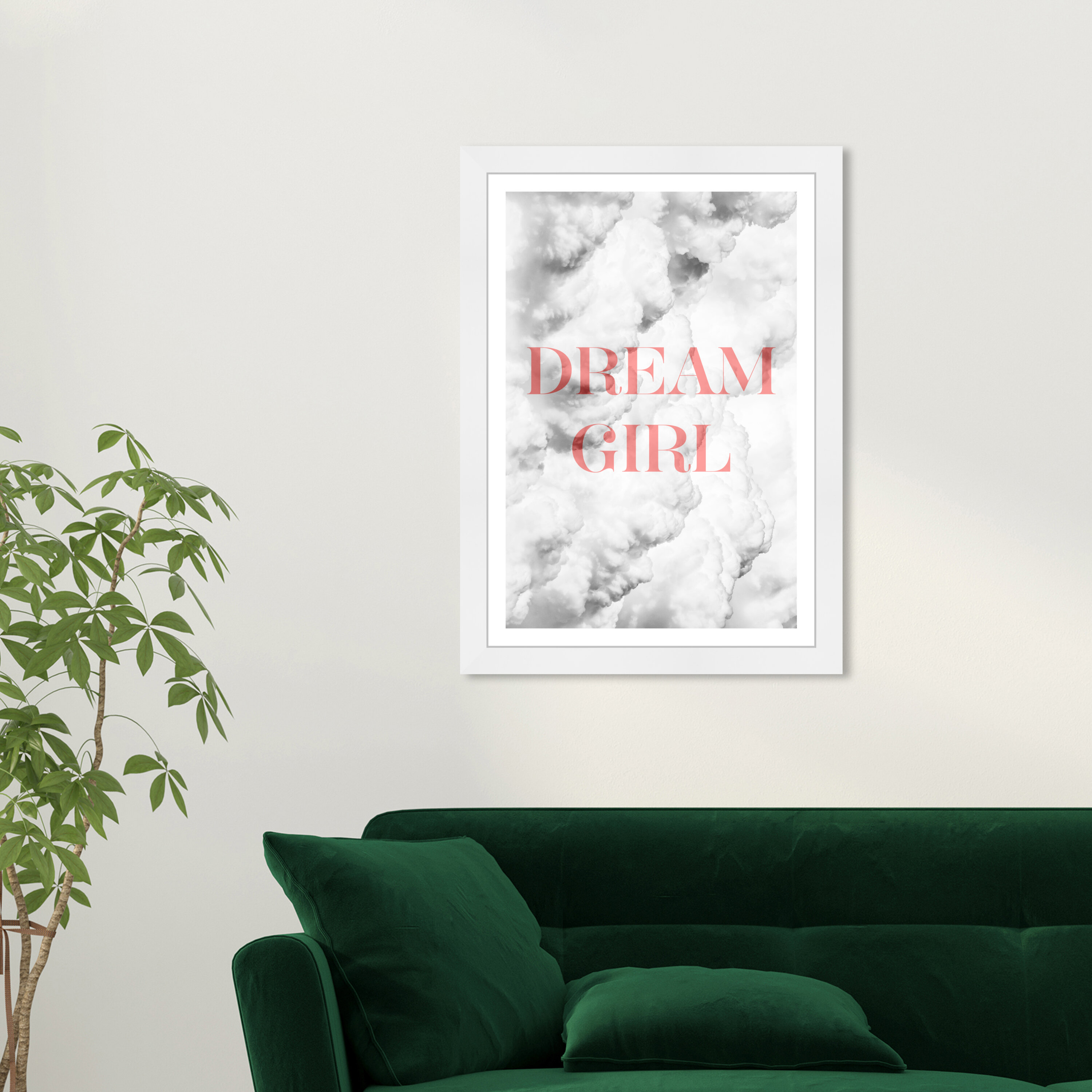 Mercer41 Typography And Quotes Dream Girl Clouds Motivational Quotes ...