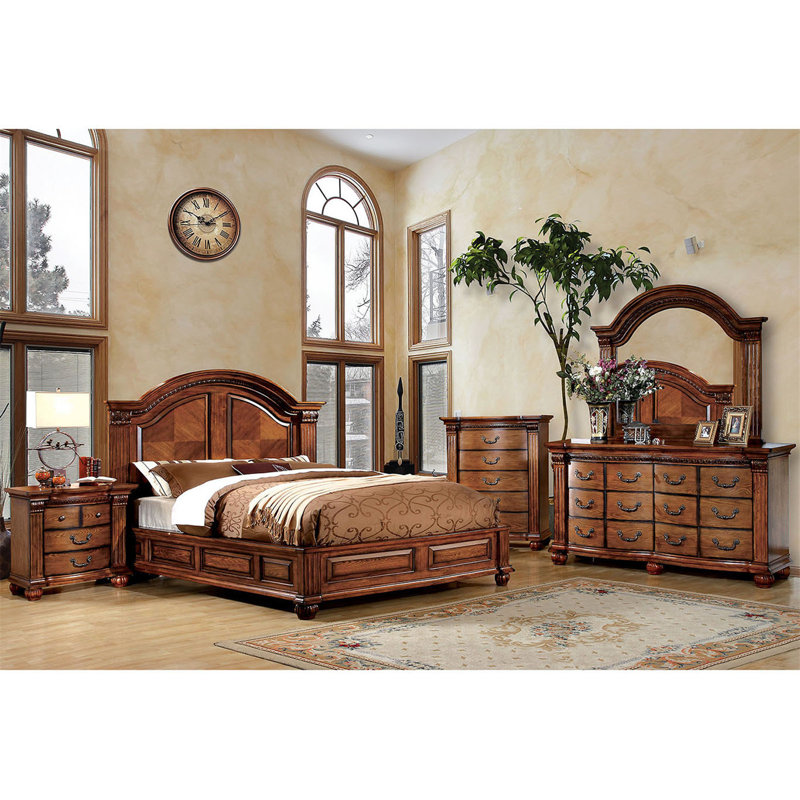 Astoria Grand Goulet 6 Drawer Double Dresser With Mirror Wayfair