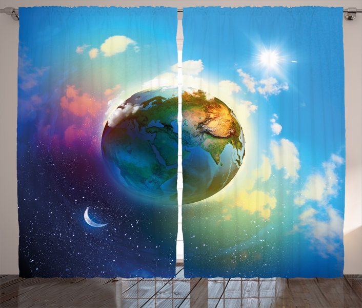Red Barrel Studio Tennant Earth Outer Space Scene in ...