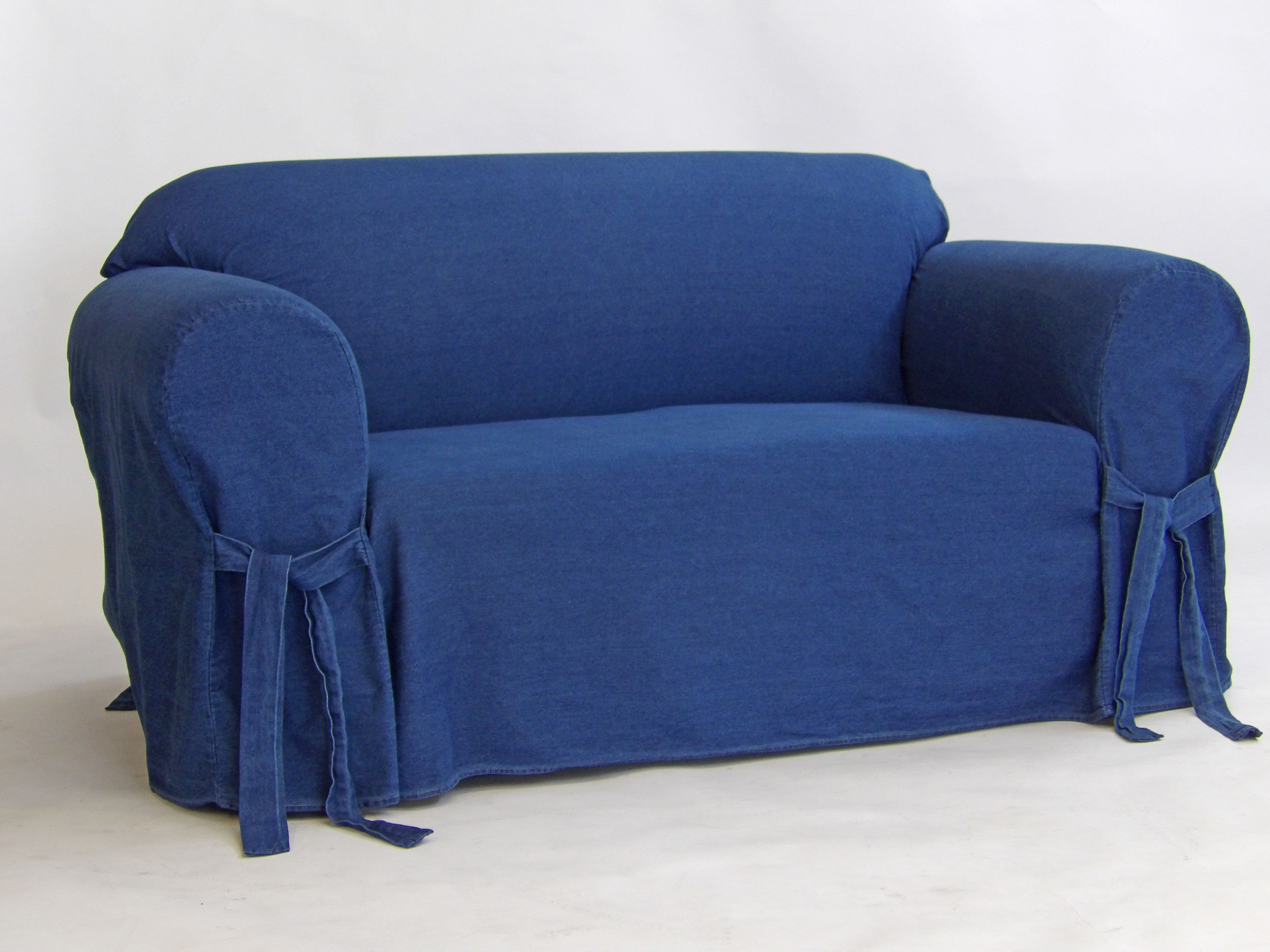 Classic Slipcovers Authentic Box Cushion Loveseat Slipcover & Reviews