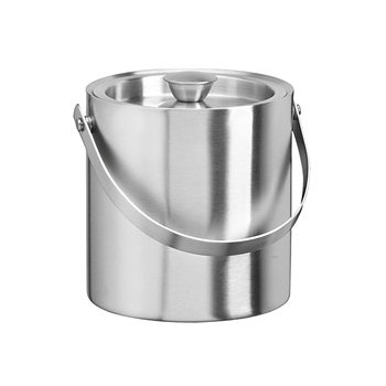 Charlton Home Rickert Stainless Steel 1 5 Qt Doublewall Insulated Ice Bucket Wayfair