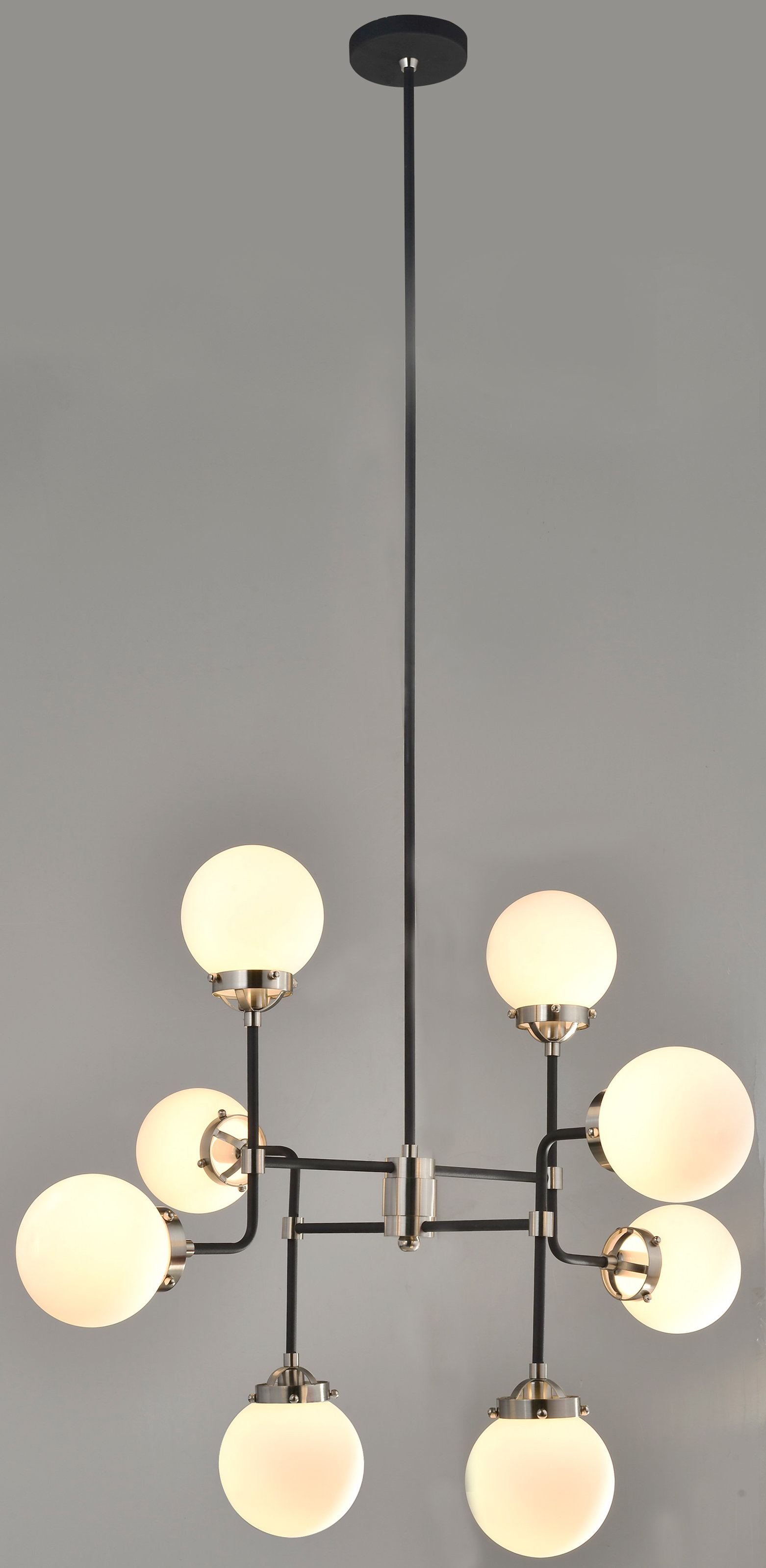 bright modern chandelier