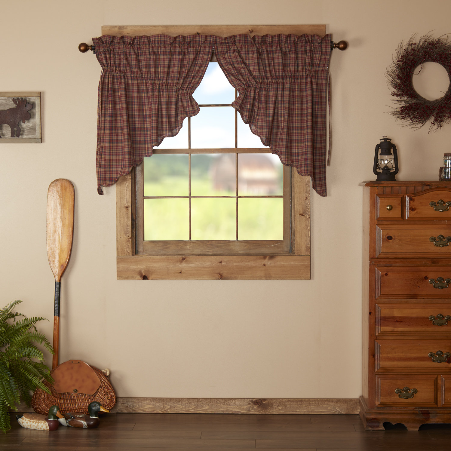 August Grove Beth 36 Curtain Valance Reviews Wayfair Ca
