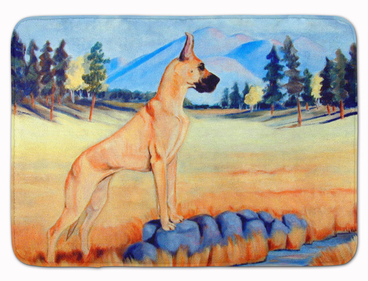 East Urban Home Great Dane Memory Foam Bath Rug Wayfair
