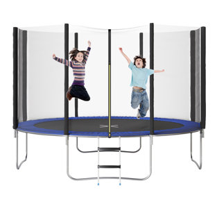 Velocity 6ft Powder Coated Trampoline with Safety Enclosure 