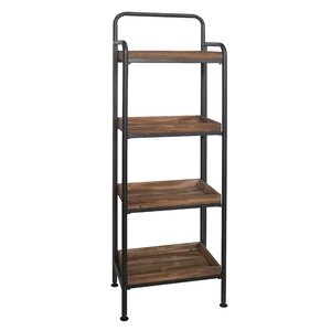 4 Tier Wood Shelving Unit