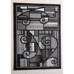 Haughton Dark Gray Area Rug