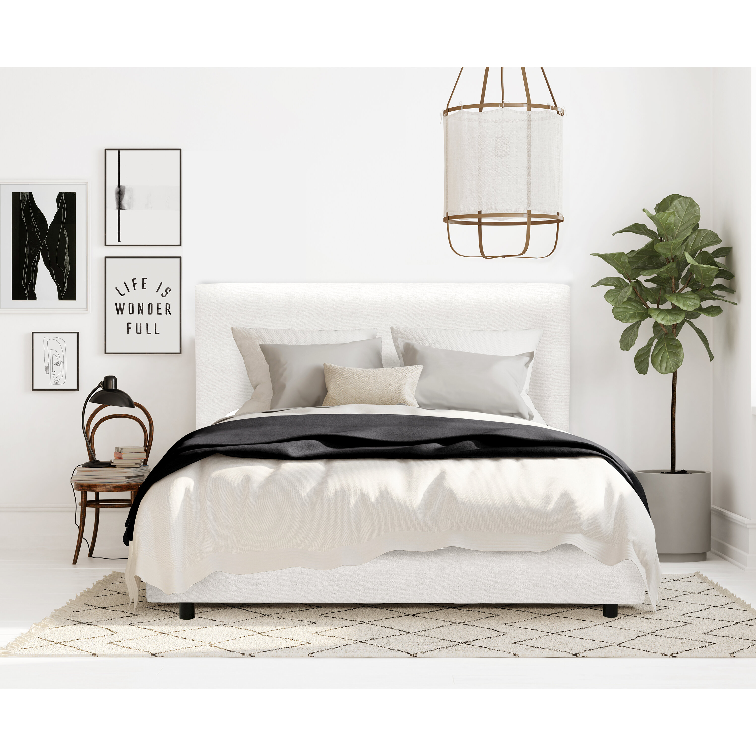 Sand & Stable Arianna Upholstered Bed & Reviews | Wayfair