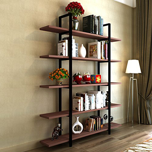 Williston Forge Melia Vintage Industrial Style 5 Tier Etagere Bookcase Birch Lane