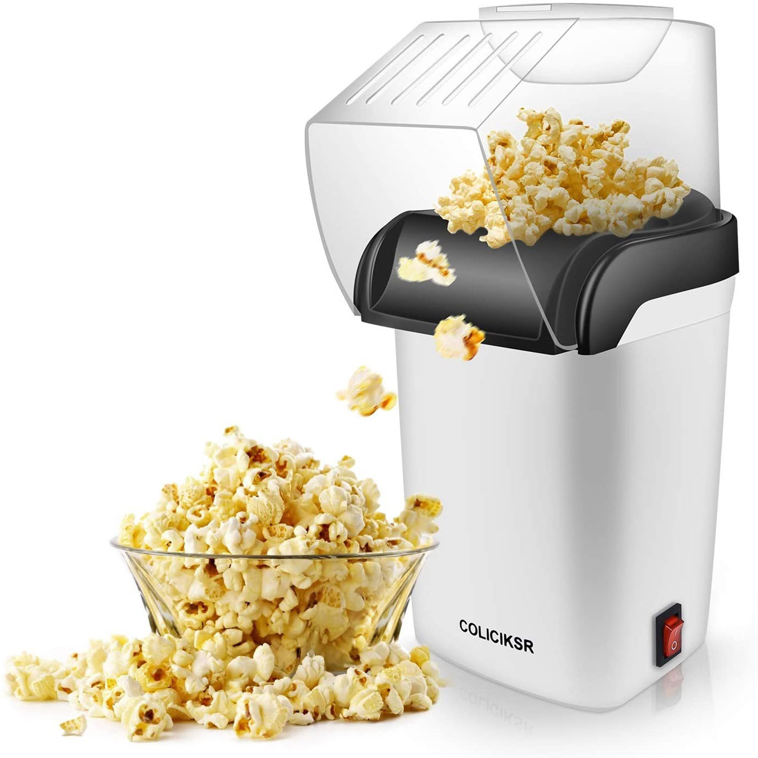 5 CORE 5Core Popcorn Machine Hot Air Electric Popper Kernel No Oil POP