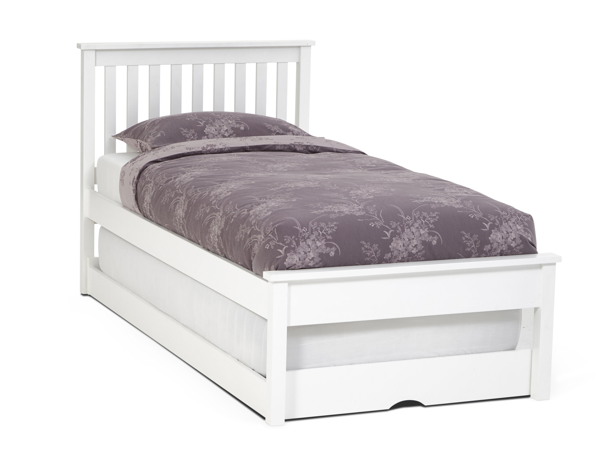 Ophelia & Co. Brooking Solid Wood Single (3') Guest Bed with Trundle
