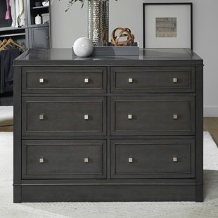 Closet Island Dresser Wayfair Romsey 48 W Closet Storage Island