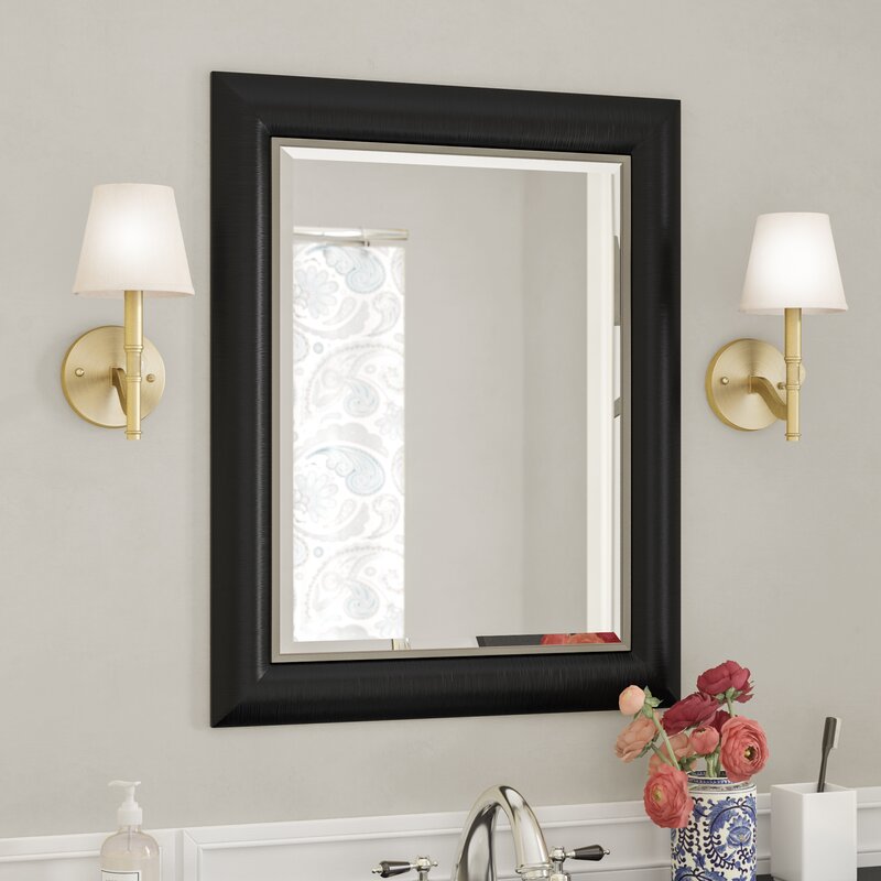 Darby Home Co Pewter Lip Bathroom Vanity Wall Mirror Wayfair